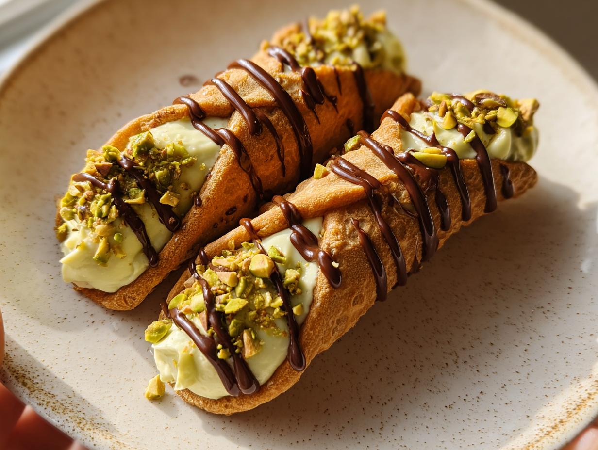 Pistachio Cannoli Recipe