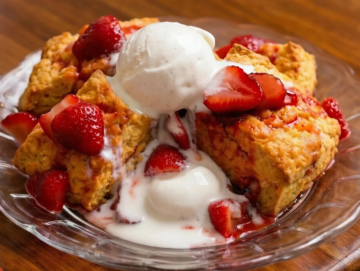 Strawberry Shortcake with Buttermilk Biscuits