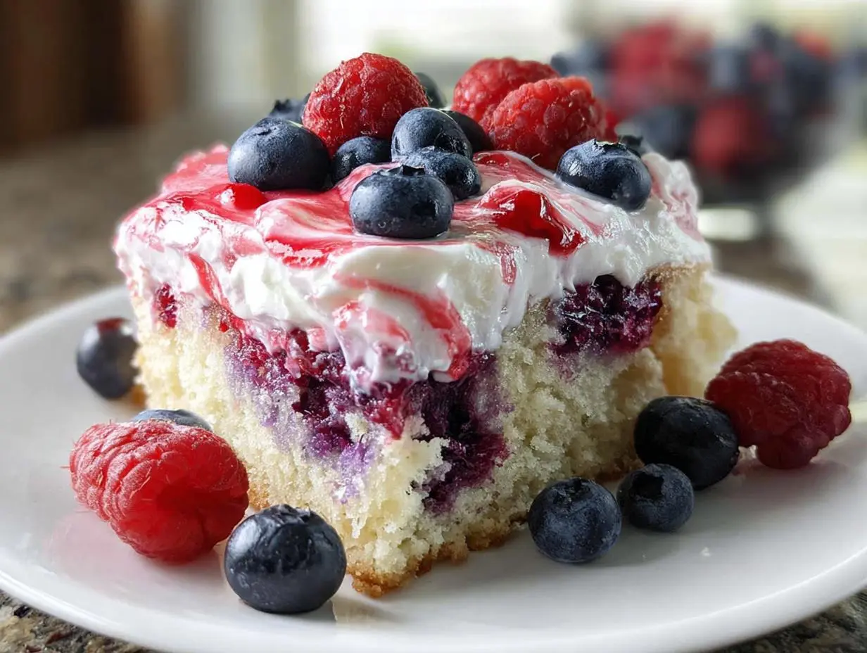 Berry Sheet Cake Recipe