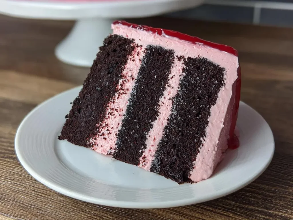 Blackberry Velvet Cake