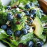 Blueberry Broccoli Spinach Salad
