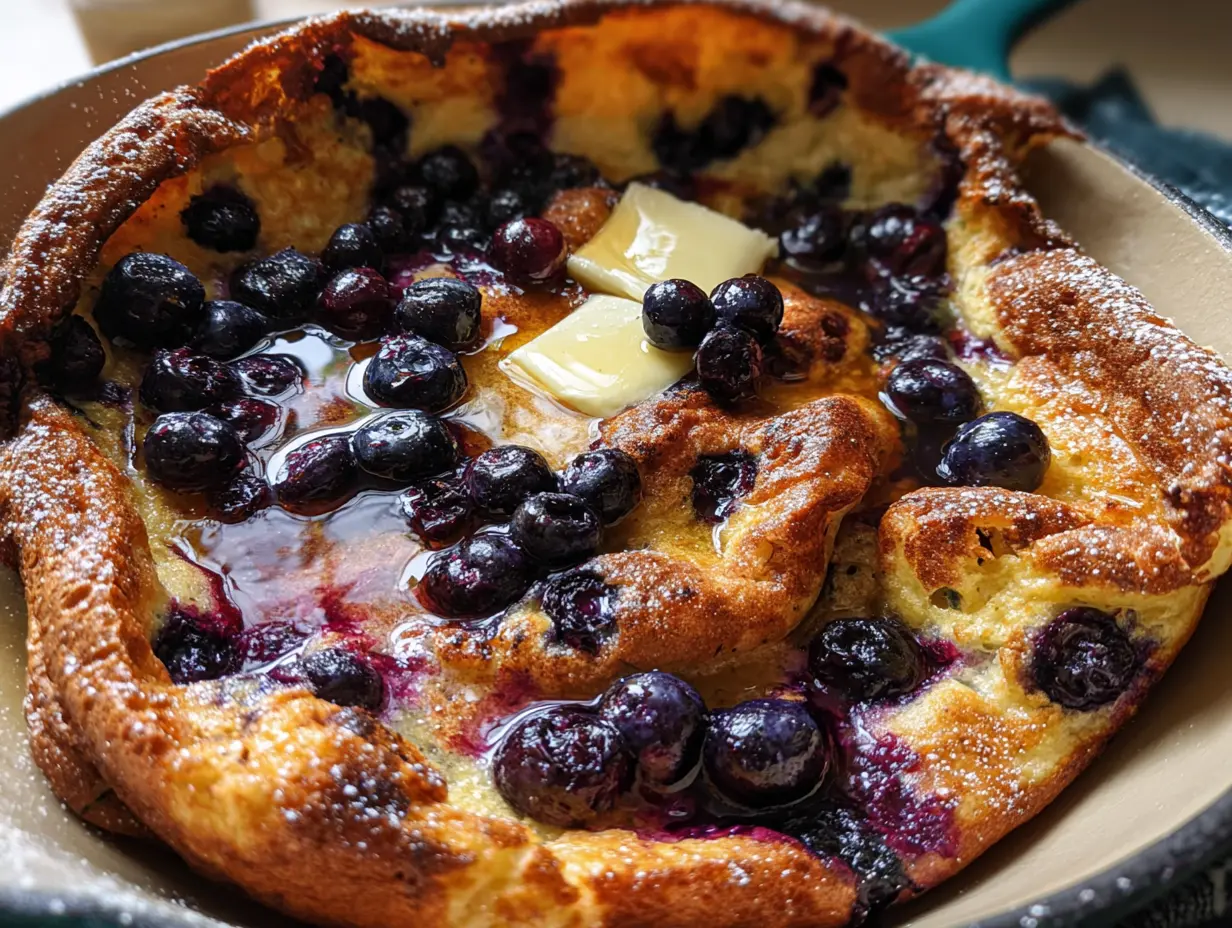 Blueberry Lemon Dutch Baby