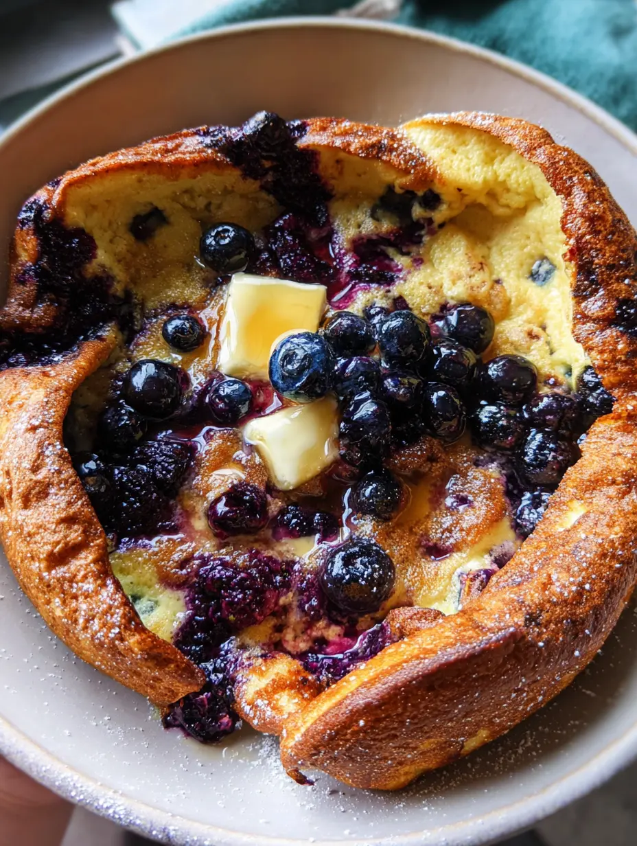 Blueberry Lemon Dutch Baby Recipe