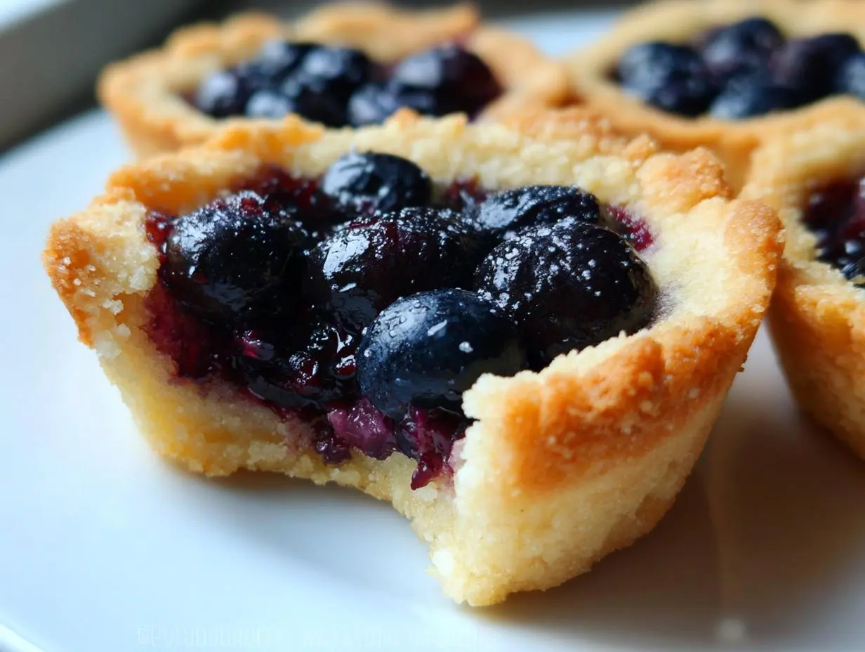 Blueberry Shortbread Pies Recipe Blueberry Shortbread Pies Recipe