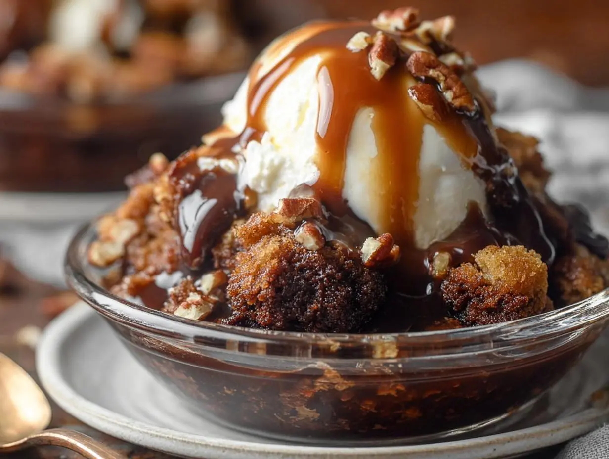 Chocolate Turtle Cobbler Recipe