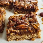 COCONUT CARAMEL PECAN PIE BARS
