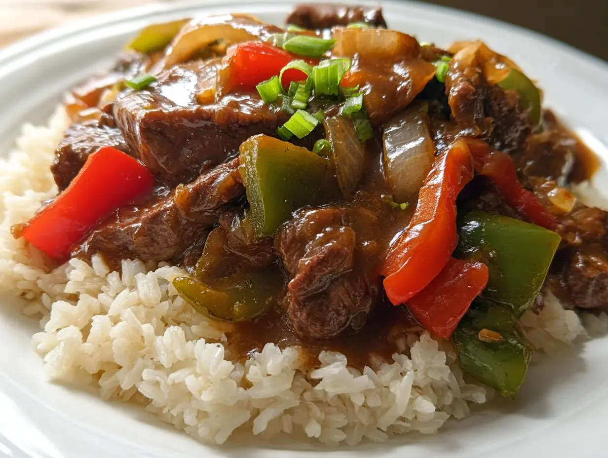 Crock Pot Pepper Steak Recipe Crock Pot Pepper Steak Recipe