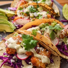 Easy 30-Minute Fish Tacos with Creamy Sauce Recipe