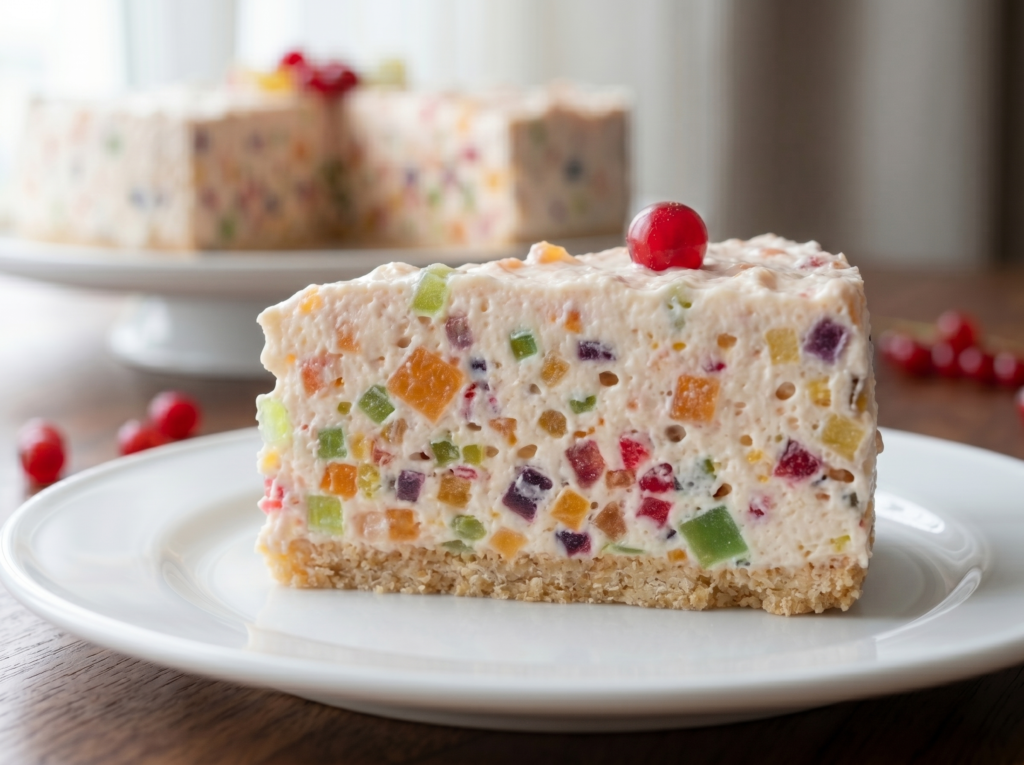 Fruit Salad Cheesecake