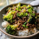 Ground Beef and Broccoli Stir Fry