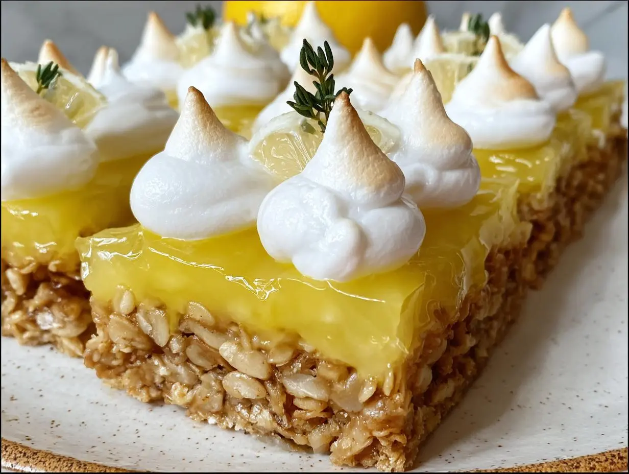 Lemon Meringue Pie Granola Bars Recipe