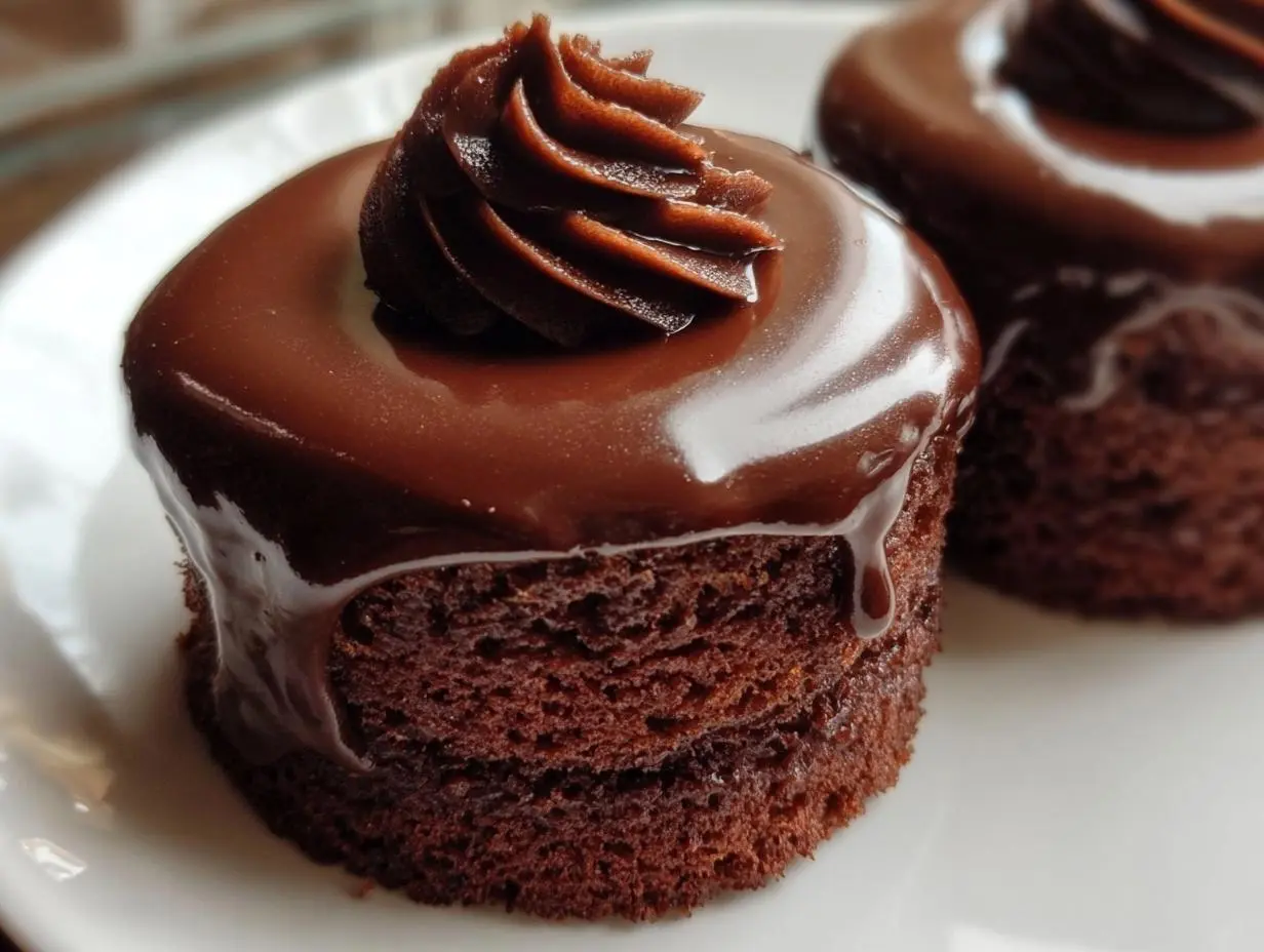 Mini Chocolate Ganache Cakes