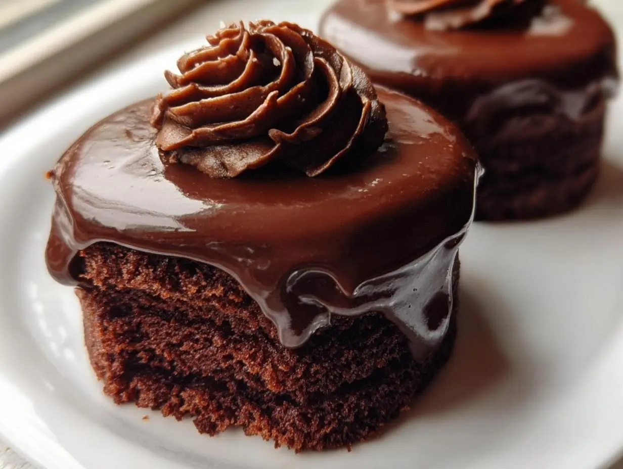 Mini Chocolate Ganache Cakes Recipe