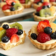 Mini Fruit Tart Recipe with Sugar Cookie Crust
