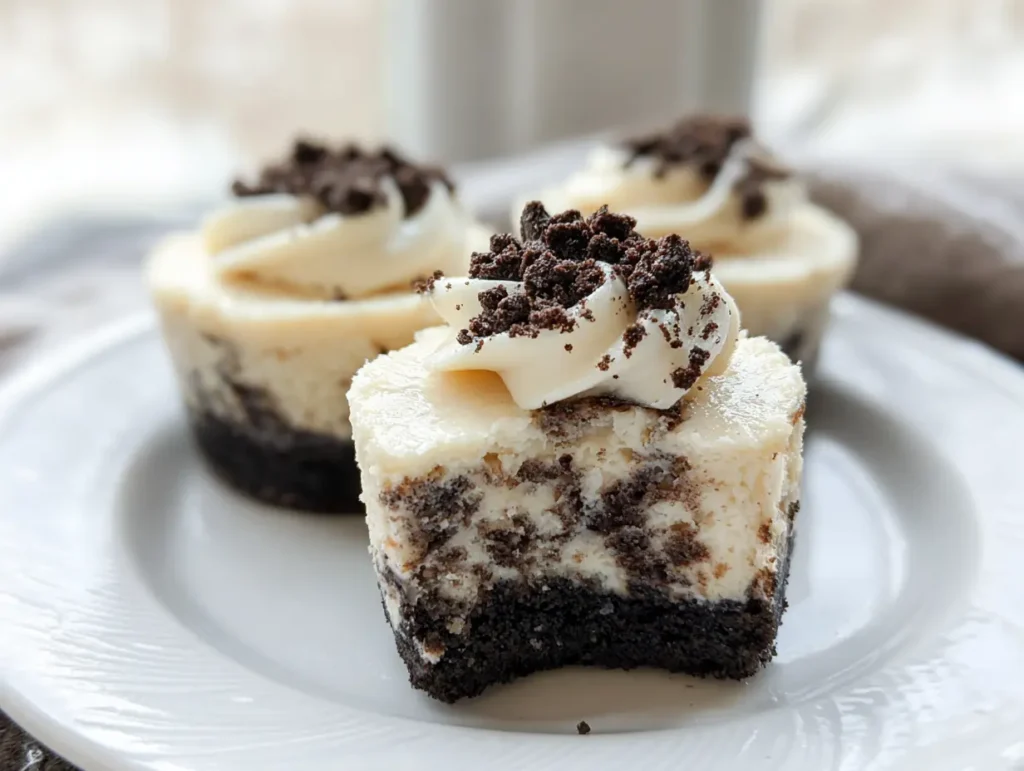 Mini Oreo Cheesecakes