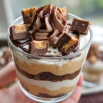 Mini Reese's Chocolate Peanut Butter Cheesecake Trifles
