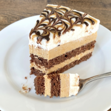 Easy 5-Minute Mocha Ice Cream Cake Recipe