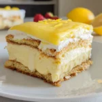 No Bake Lemon Eclair Cake