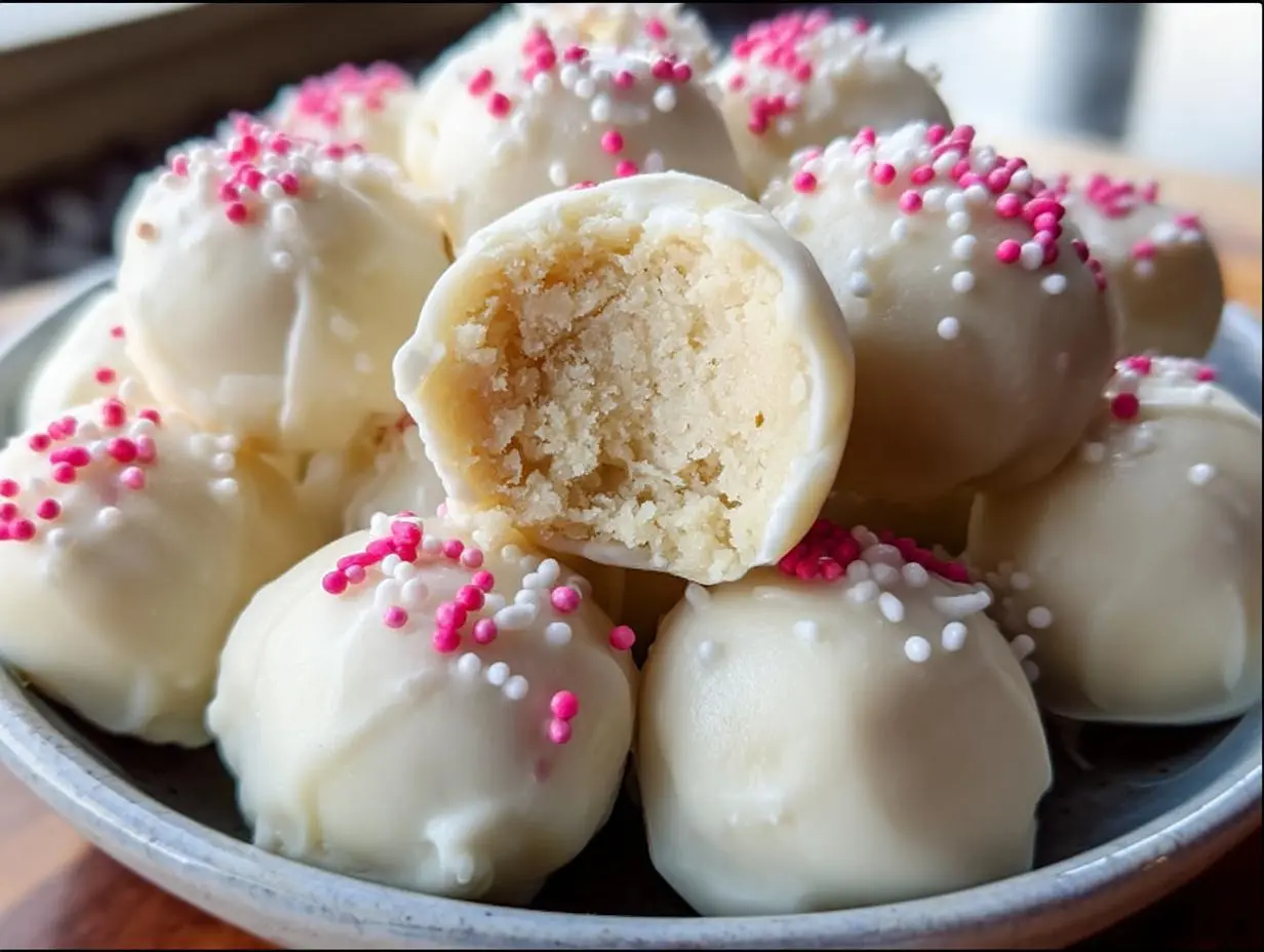 No Bake Sugar Cookie Bites