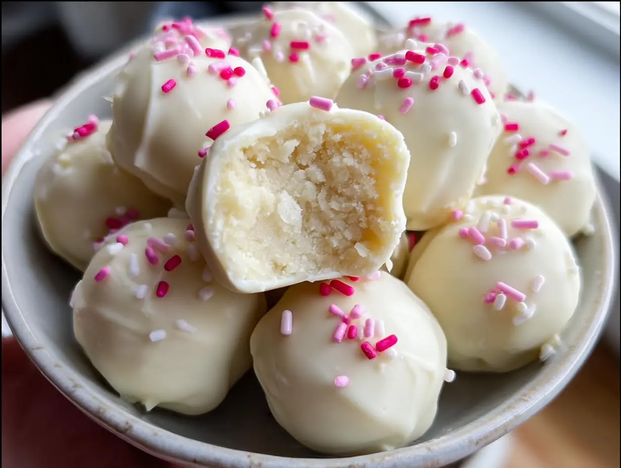 No Bake Sugar Cookie Bites Recipe
