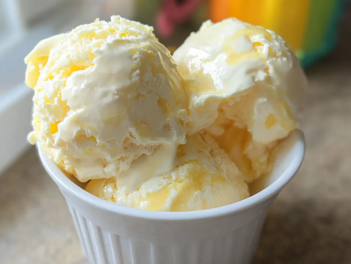 No Churn Lemon Ice Cream