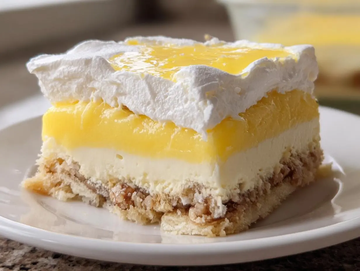 Old Fashioned Lemon Lush Recipe Old Fashioned Lemon Lush Recipe