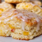 Peach Buttermilk Biscuits