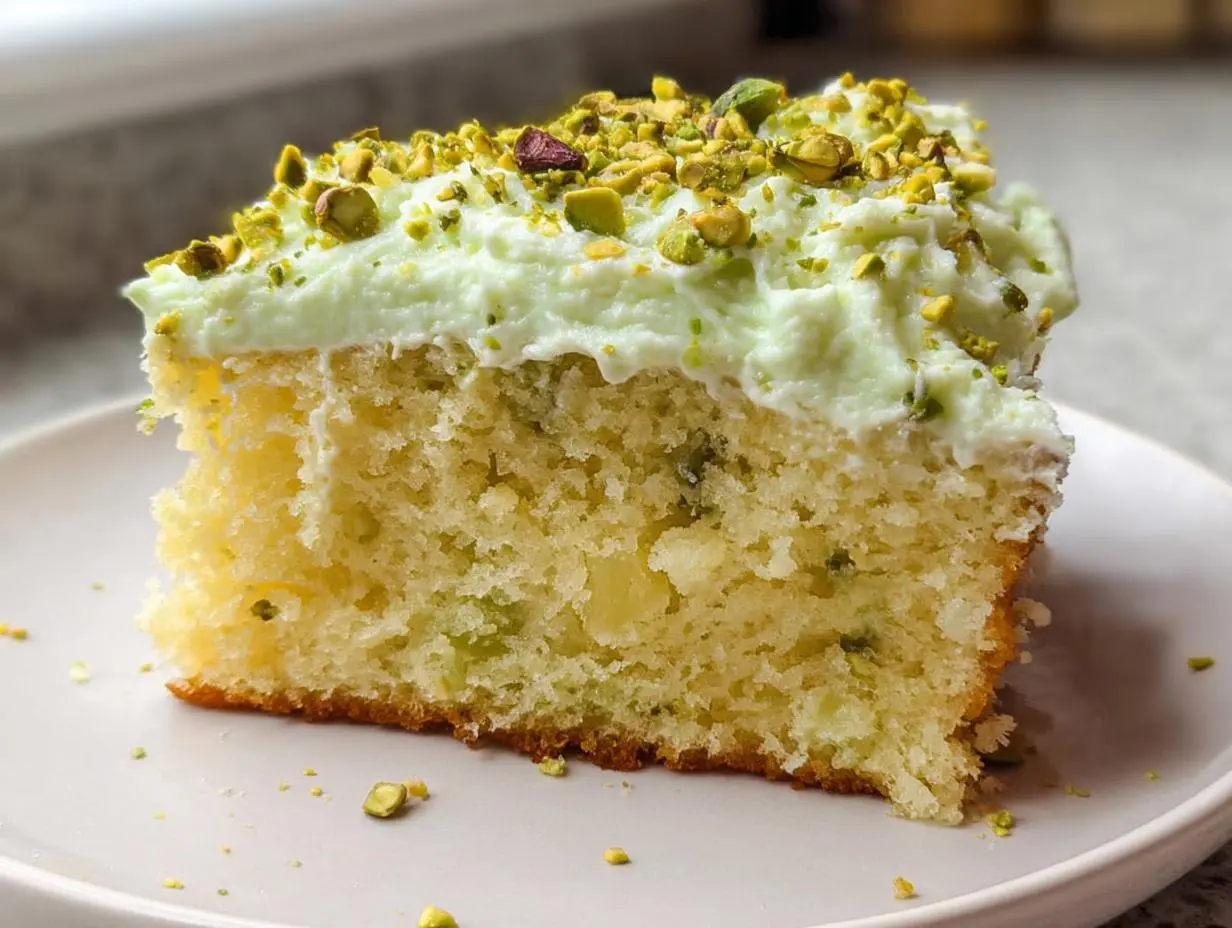 Pineapple Pistachio Cake