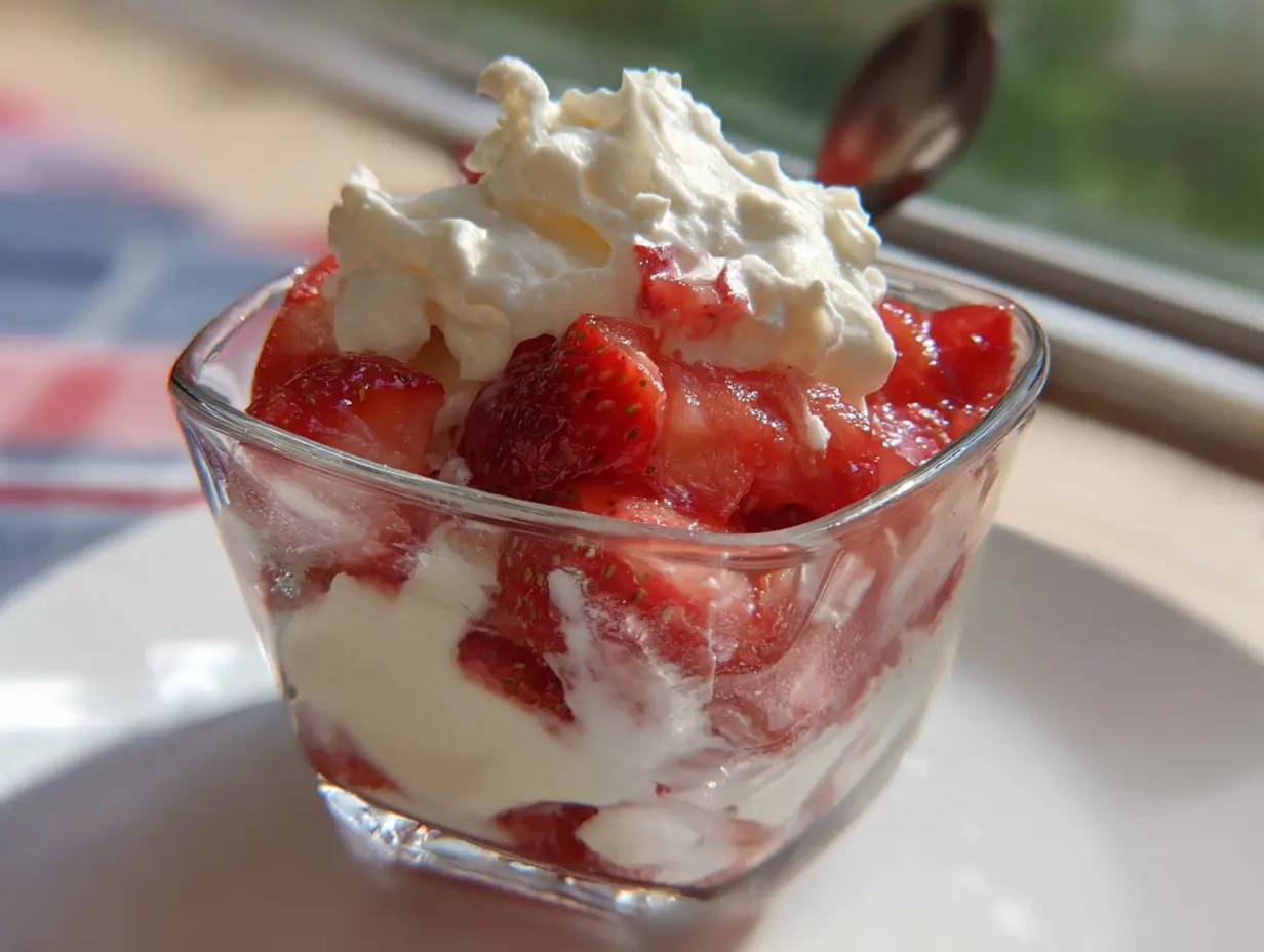 Rhubarb Eton Mess