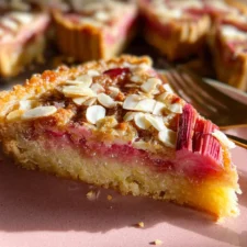 Rhubarb Frangipane Tart Recipe | Easy Sweet Almond Tart
