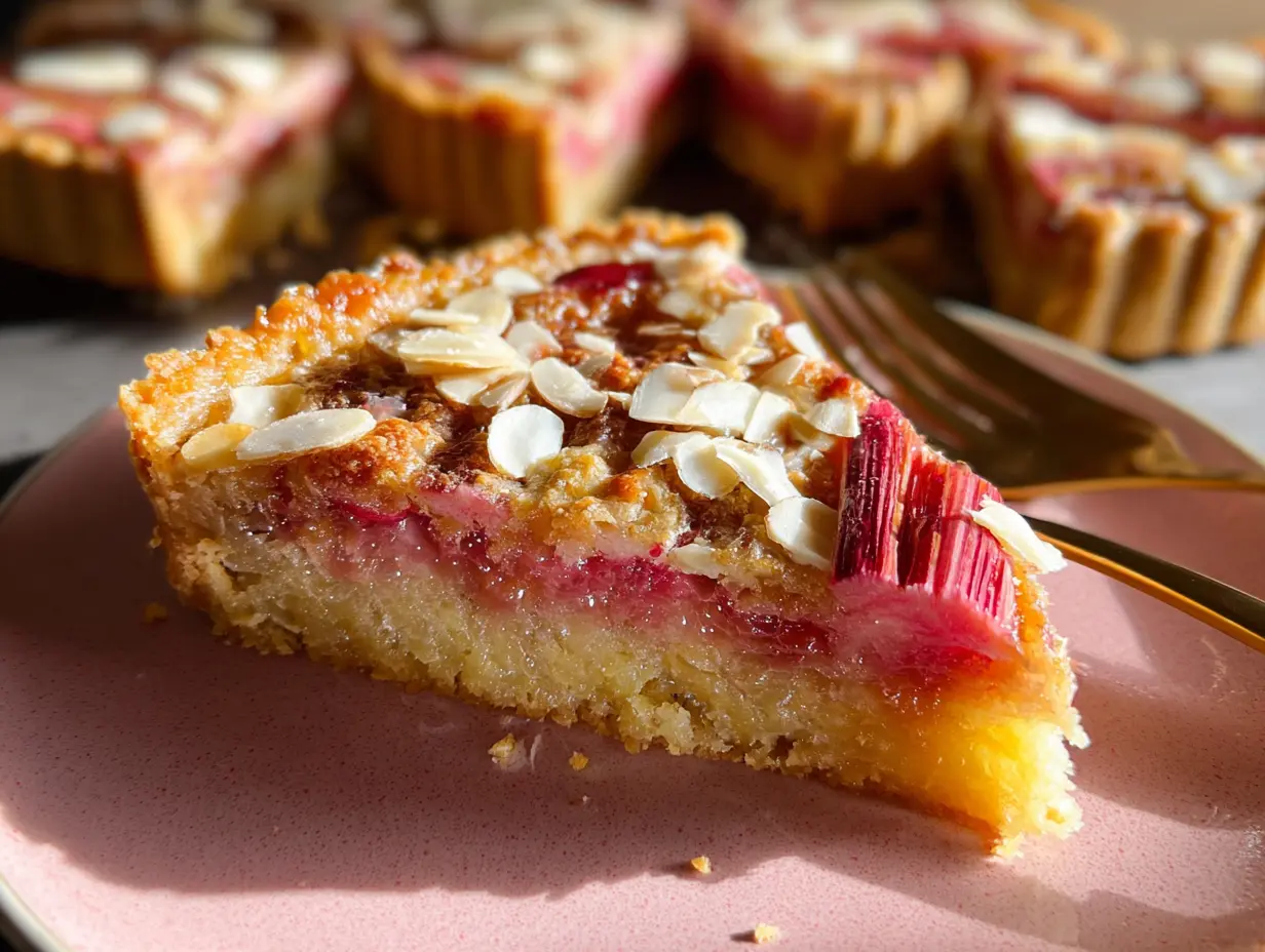 Rhubarb Frangipane Tart