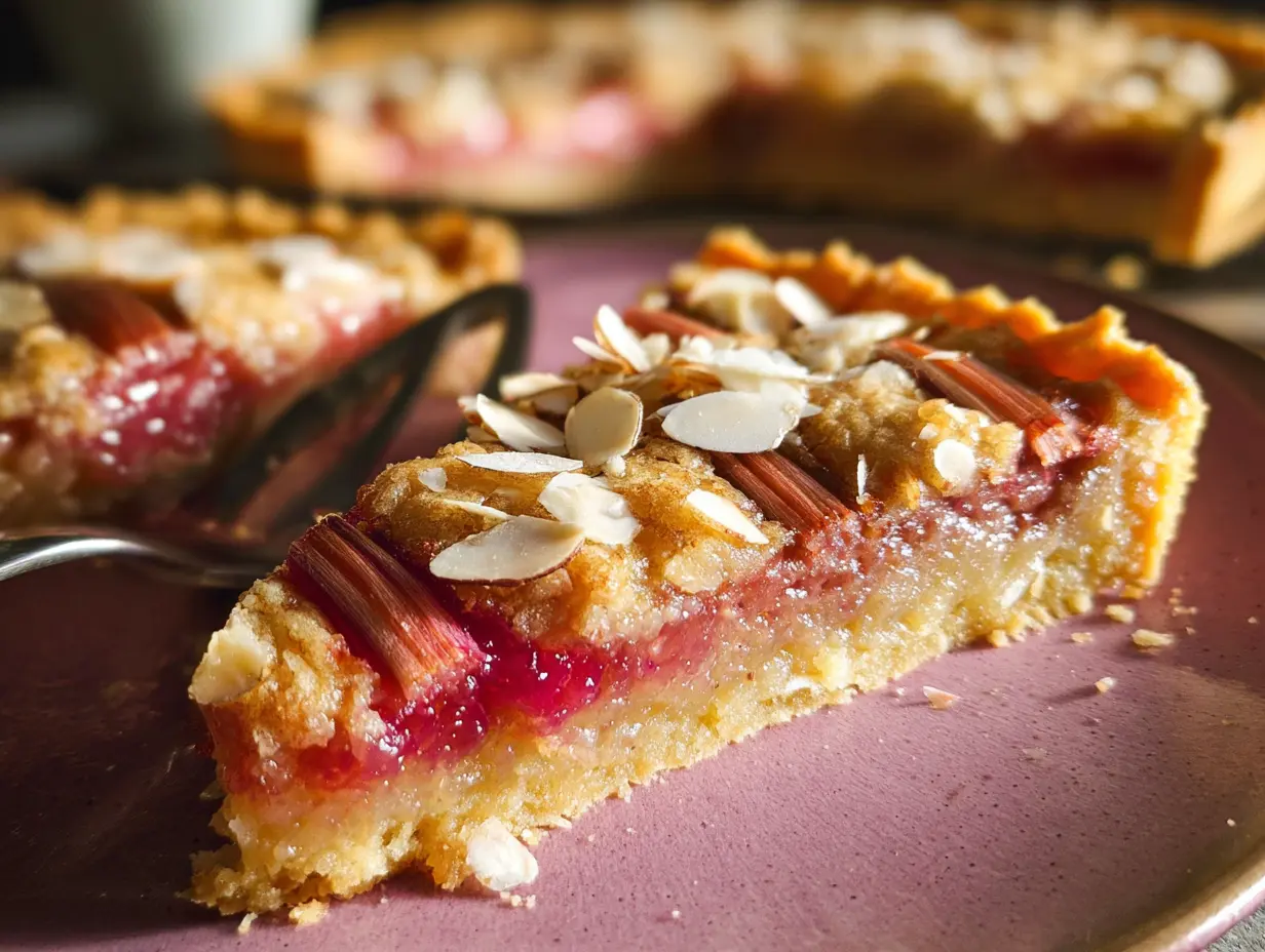 Rhubarb Frangipane Tart Recipe