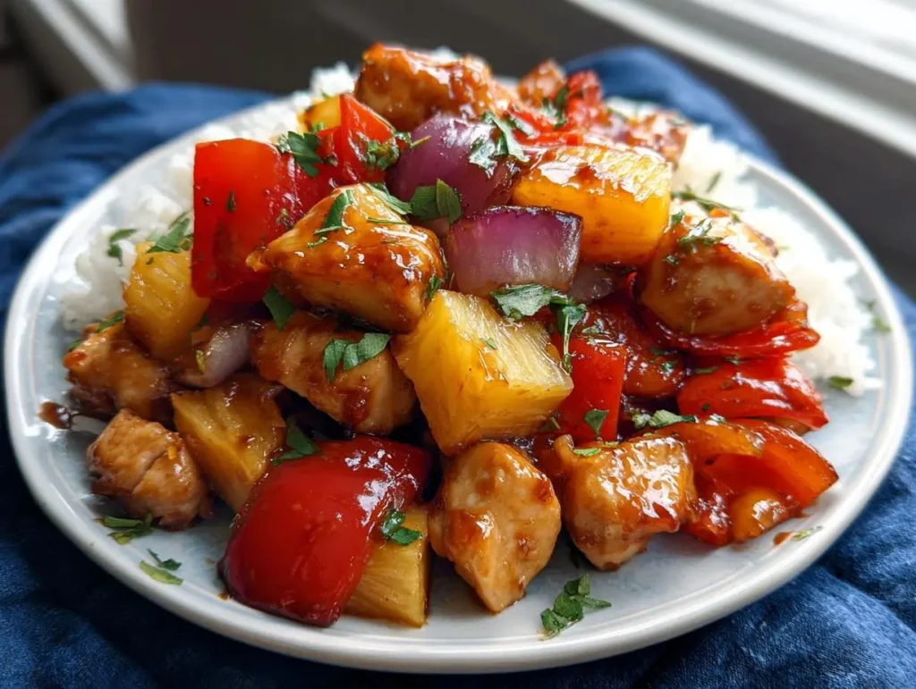 Sheet Pan Hawaiian Chicken