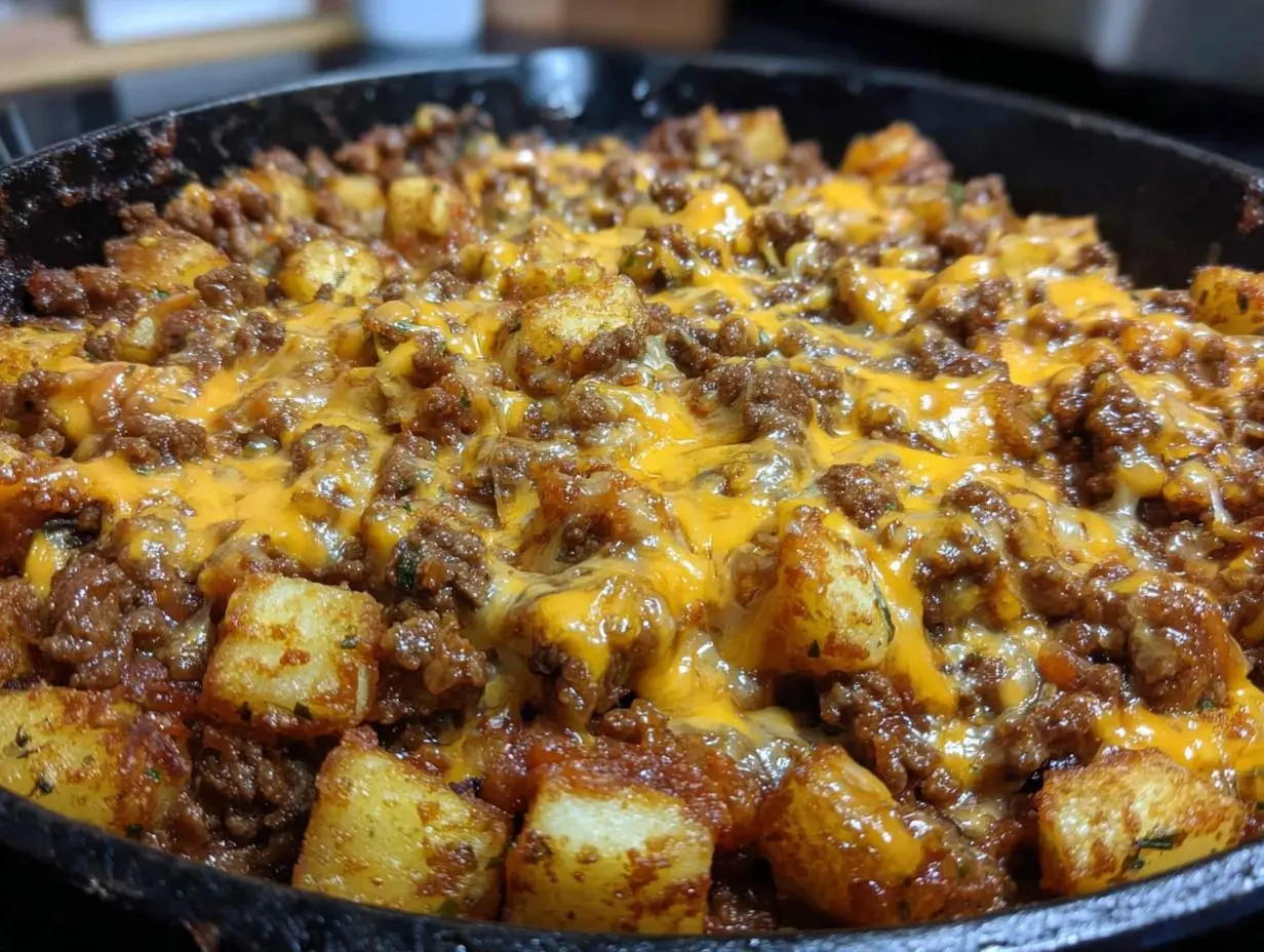 Sloppy Joe Potato Skillet