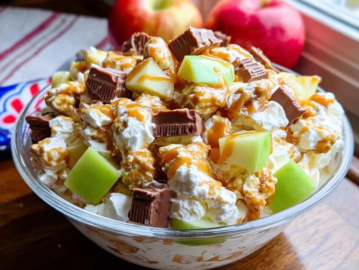 Snickers Caramel Apple Salad Recipe