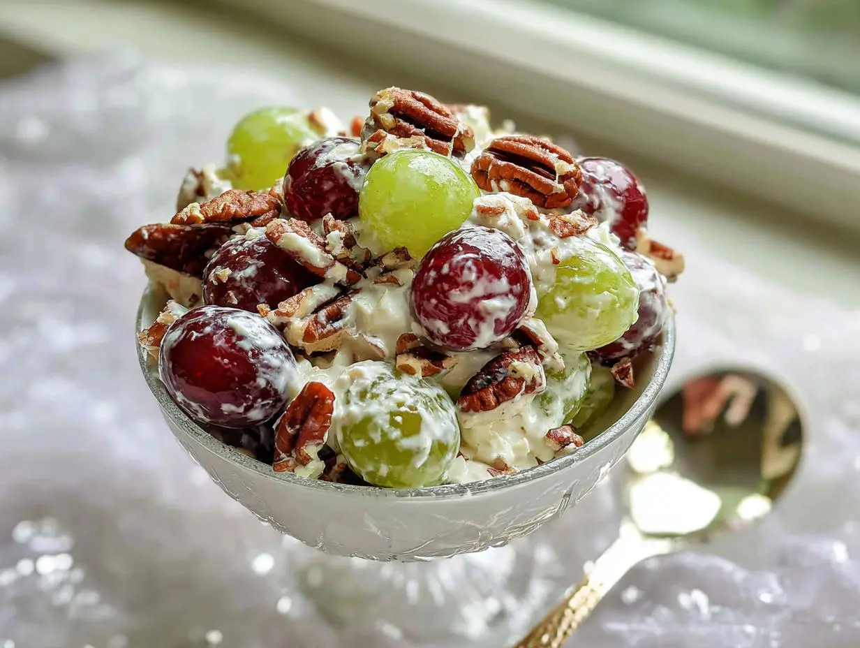 Southern Grape Salad with Pecans Recipe