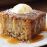 Sticky Banana Bread Pudding Cake