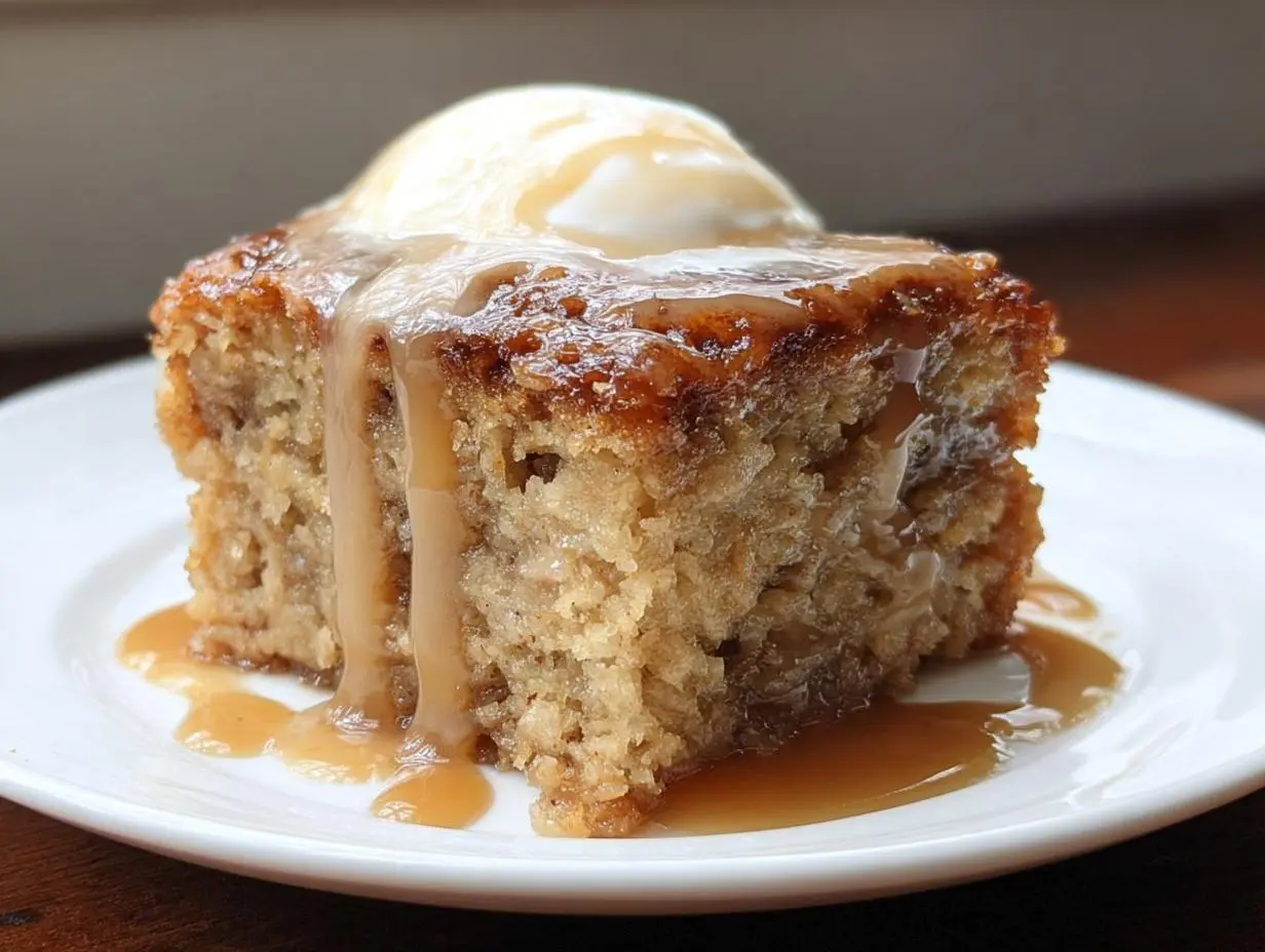 Sticky Banana Bread Pudding Cake Recipe Sticky Banana Bread Pudding Cake Recipe