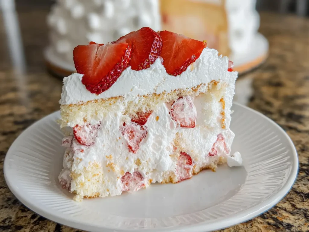Strawberry Angel Cake