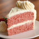 Strawberry Cake With Cream Cheese Icing