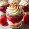 Strawberry Pretzel Salad Jars