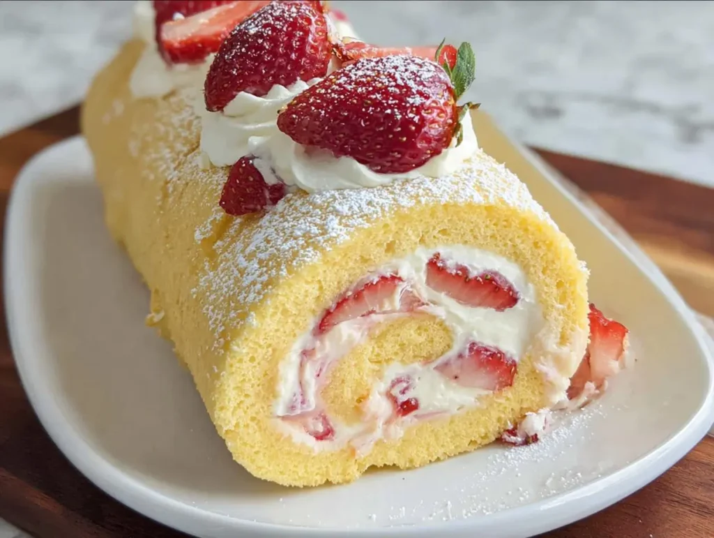 Strawberry Shortcake Cheesecake Rolls
