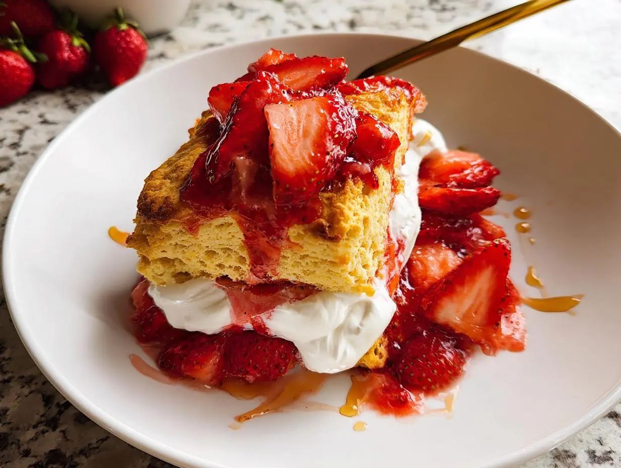 Strawberry Shortcake with Buttermilk Biscuits Recipe