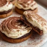 Tiramisu Cookies with Mascarpone Cream Filling