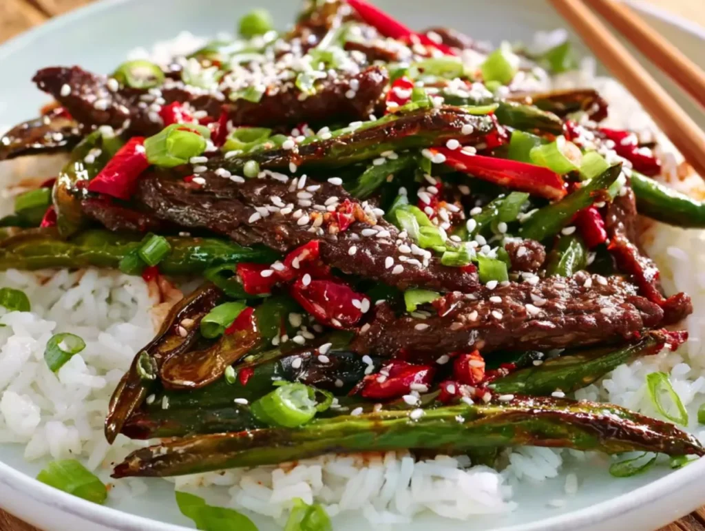 Beef and Bean Sprout Stir-Fry