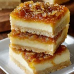 Apple Custard Bars