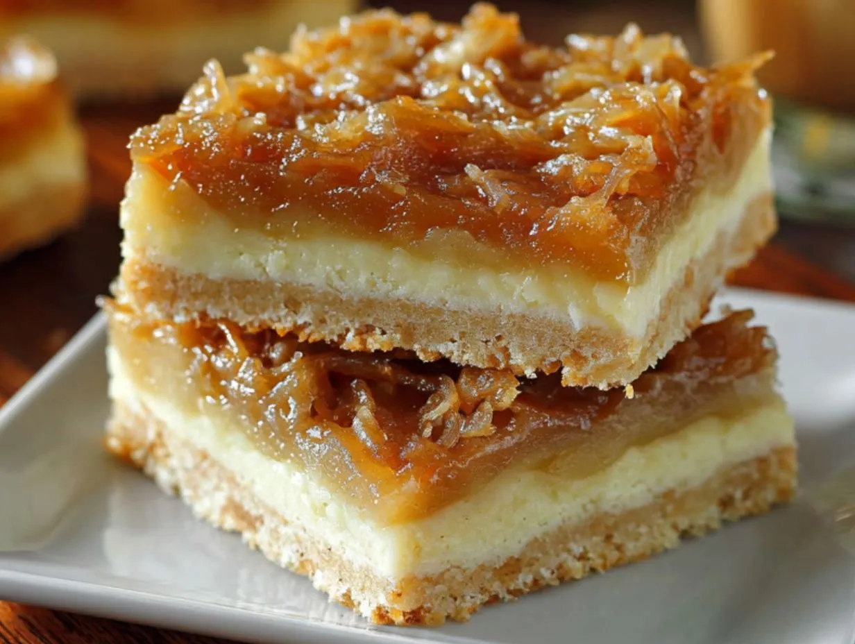 Apple Custard Bars Recipe