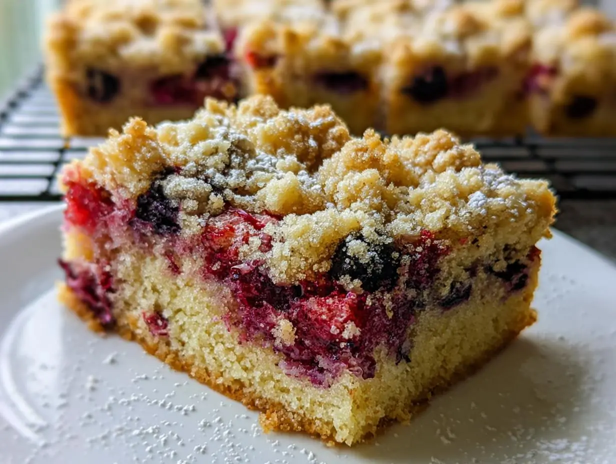 Berry Streusel Coffee Cake
