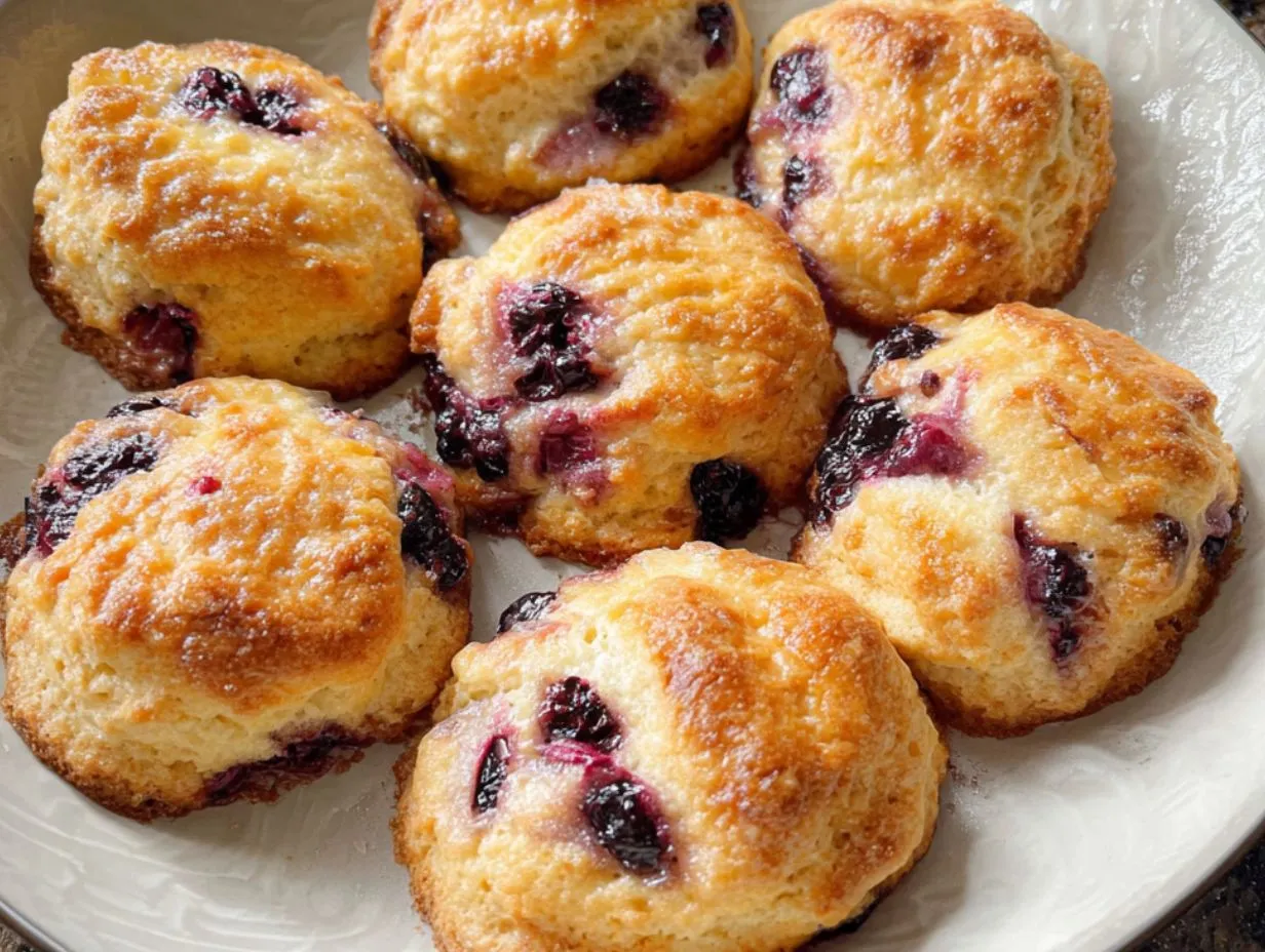 Blackberry-Lemon Biscuits
