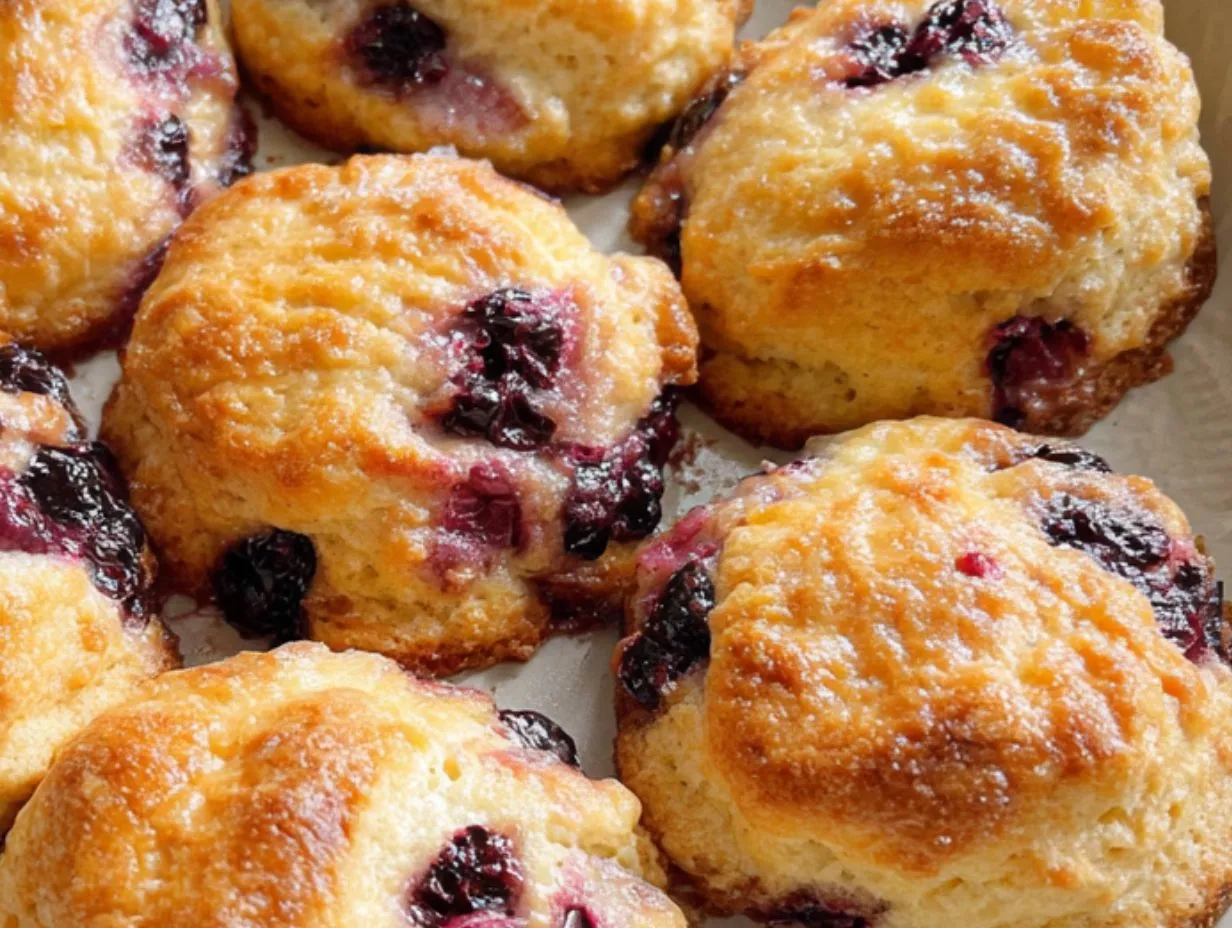 Blackberry-Lemon Biscuits Recipe Blackberry-Lemon Biscuits Recipe